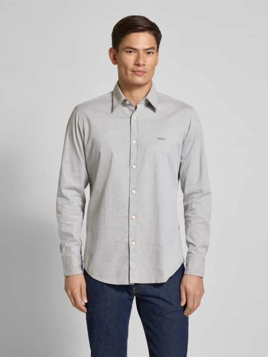 Zdjęcie produktu Koszula casualowa o kroju regular fit z mieszanki bawełny model ‘RELEGANT’ Boss Khaki