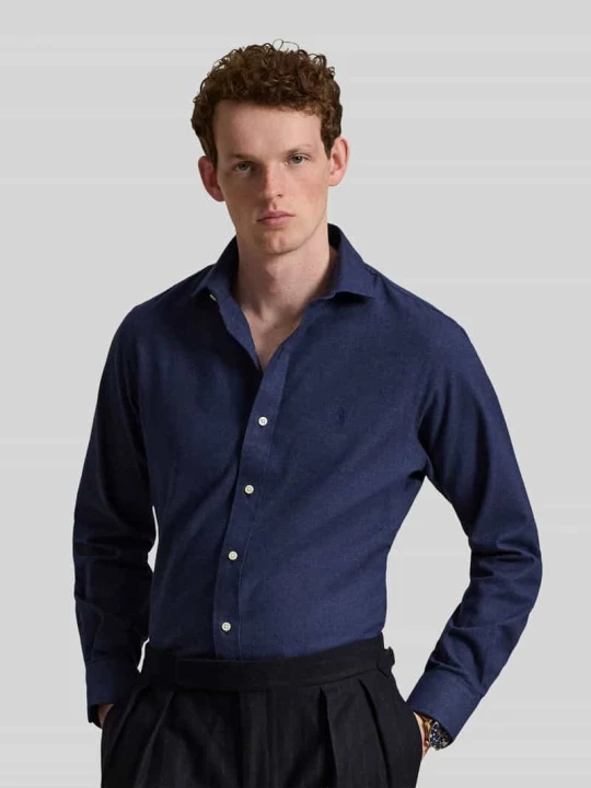 Zdjęcie produktu koszula casualowa o kroju regular fit z mieszanki bawełny Polo Ralph Lauren Granatowy