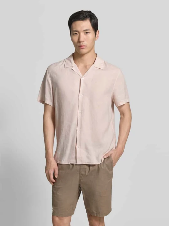 Zdjęcie produktu Koszula casualowa o kroju regular fit z mieszanki lnu i lyocellu Calvin Klein Piaskowy