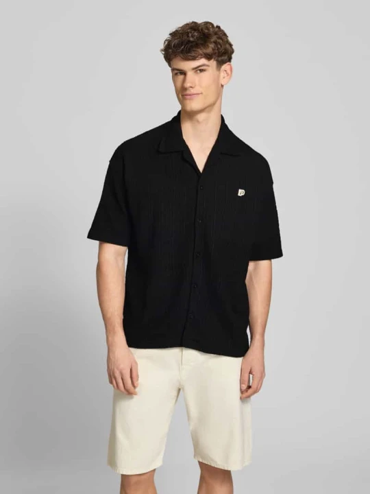 Zdjęcie produktu Koszula casualowa o kroju regular fit z naszywką z logo model 'LIBCO' Pegador Czarny