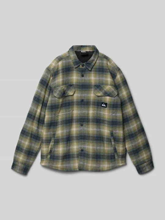 Zdjęcie produktu Koszula casualowa o kroju regular fit z naszywką z logo model ‘Venture’ Quiksilver Oliwkowy