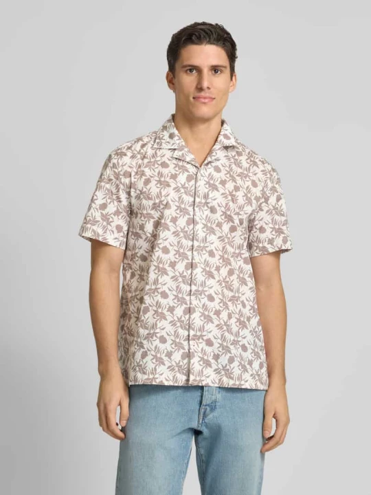 Zdjęcie produktu Koszula casualowa o kroju regular fit z rękawem o dł. 1 / 2 model ‘Hanes’ JOOP! Beżowy