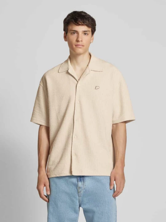 Zdjęcie produktu Koszula casualowa o kroju regular fit z wyhaftowanym logo model ‘LIBCO’ Pegador Złamany biały