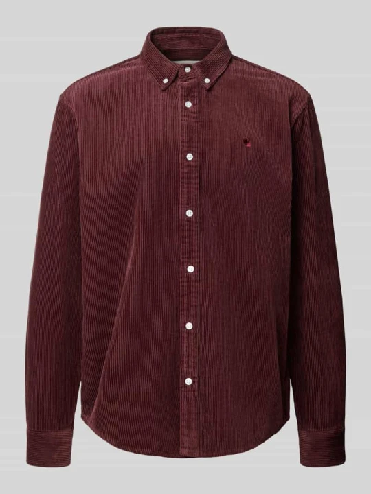 Zdjęcie produktu koszula casualowa o kroju regular fit z wyhaftowanym logo model 'MADISON' Carhartt WIP Bordowy