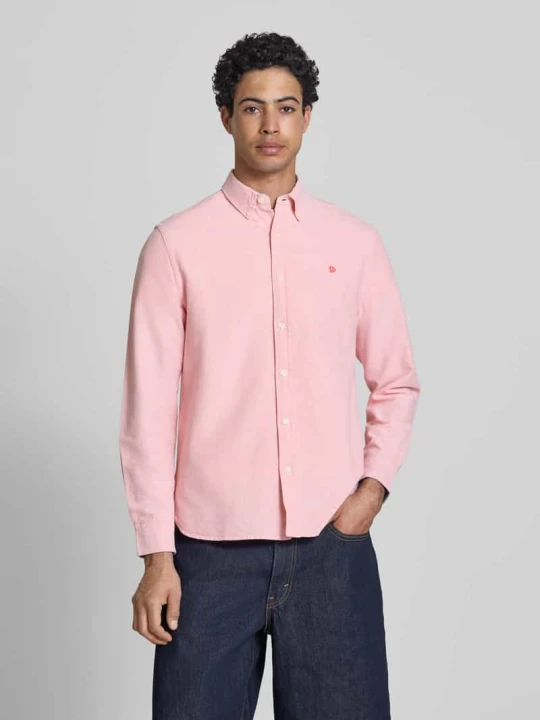 Zdjęcie produktu Koszula casualowa o kroju regular fit z wyhaftowanym logo Superdry Jasnoróżowy