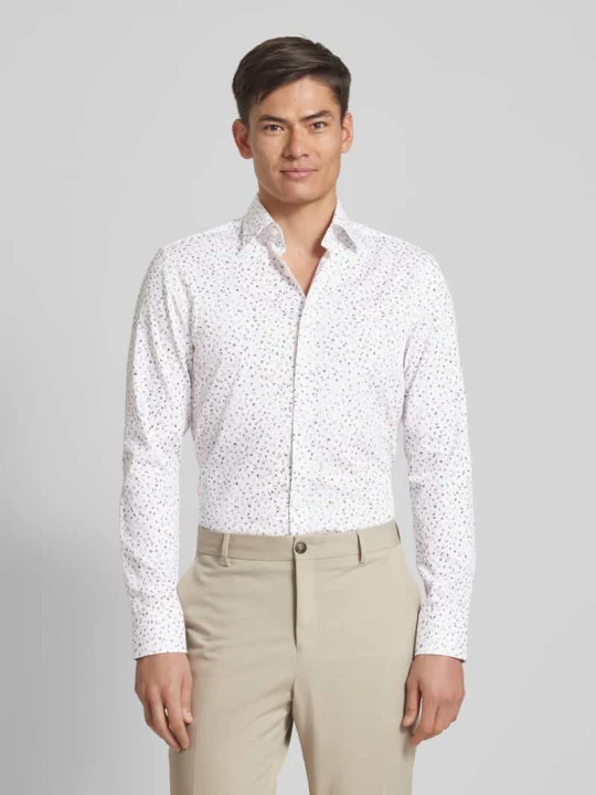 Zdjęcie produktu Koszula casualowa o kroju regular fit ze wzorem na całej powierzchni model ‘Hank’ Boss Piaskowy