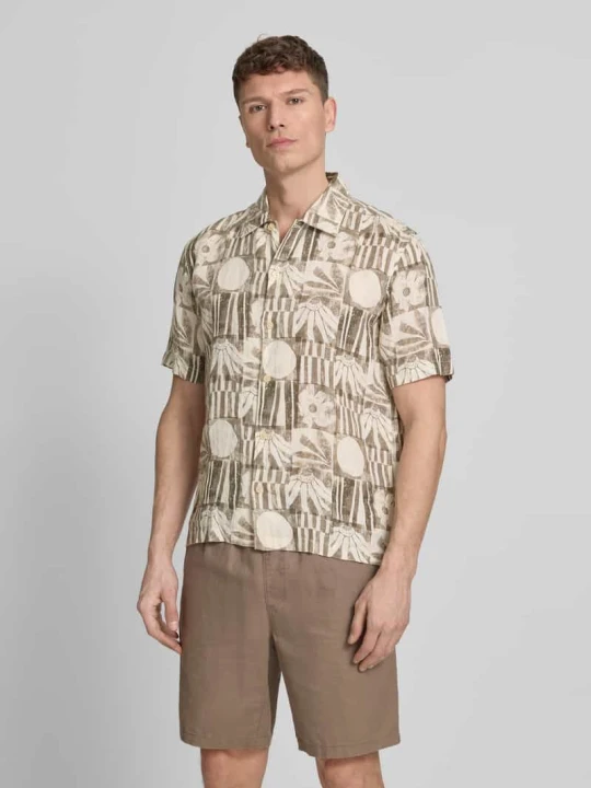 Zdjęcie produktu Koszula casualowa o kroju relaxed fit z czystego lnu Marc O'Polo Jasnobrązowy