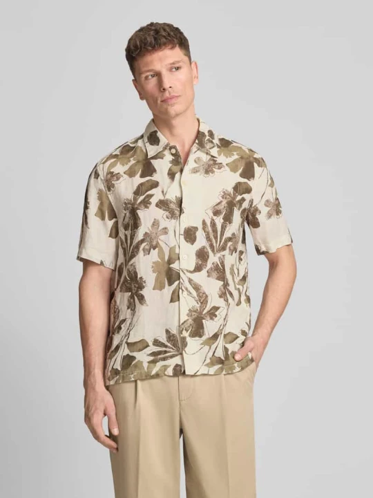 Zdjęcie produktu Koszula casualowa o kroju relaxed fit z czystego lnu Marc O'Polo Jasnobrązowy