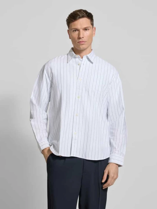 Zdjęcie produktu Krój relaxed fit Koszula casualowa z czystej Bawełna Model 'OXFORD SHIRT' Selected Biały
