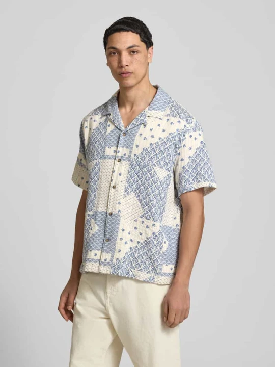 Zdjęcie produktu Koszula casualowa o kroju relaxed fit z czystej bawełny model 'PISARROT' Pepe Jeans Błękitno-niebieski