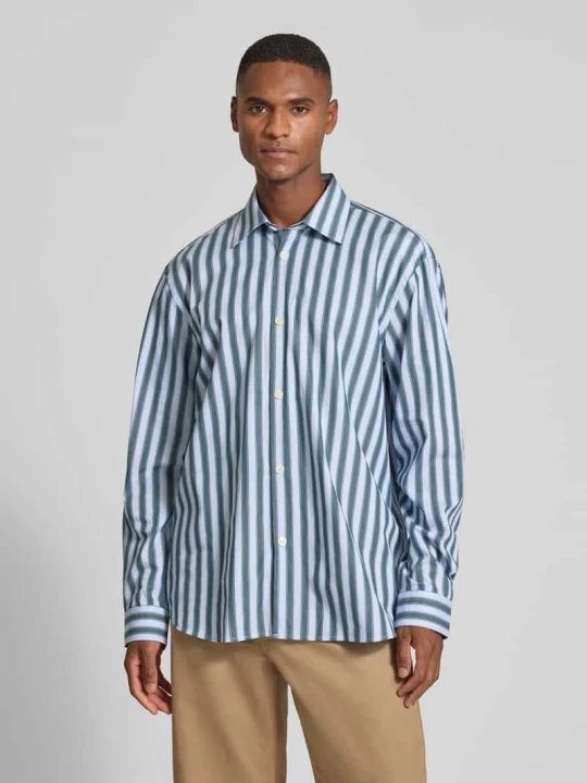 Zdjęcie produktu Koszula casualowa o kroju relaxed fit z czystej bawełny model ‘RLXHENRIC’ Selected Homme Ciemnozielony