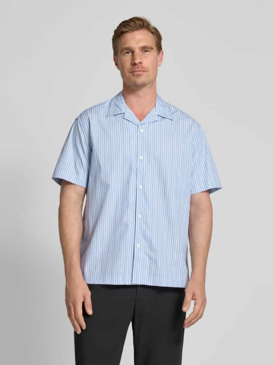 Zdjęcie produktu Koszula casualowa o kroju relaxed fit z czystej bawełny model ‘RLXHOLGER’ Selected Homme Jasnoniebieski