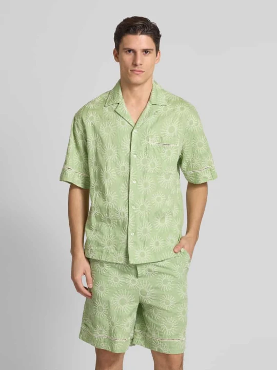 Zdjęcie produktu Koszula casualowa o kroju relaxed fit z kieszenią na piersi Scotch & Soda Jasnozielony