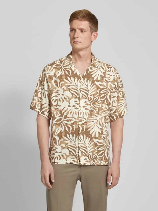 Zdjęcie produktu Koszula casualowa o kroju relaxed fit z kołnierzem z połami model ‘BLUREXTON’ Jack&Jones Średniobrązowy