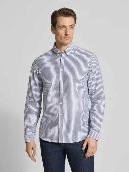 Zdjęcie produktu Koszula casualowa o kroju relaxed fit z kołnierzykiem typu button down lindbergh