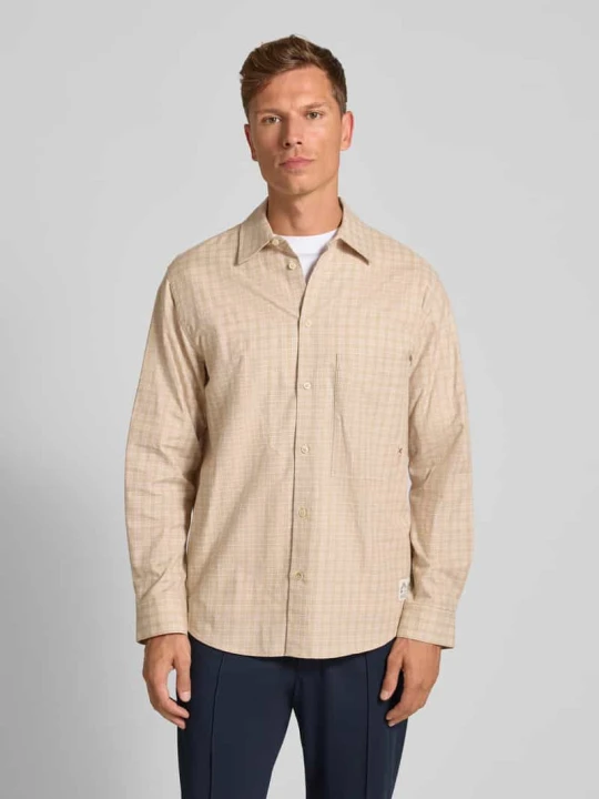 Zdjęcie produktu Koszula casualowa o kroju relaxed fit z kołnierzykiem typu kent Scotch & Soda Camel