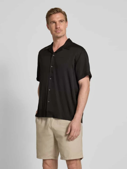 Zdjęcie produktu Koszula casualowa o kroju relaxed fit z lyocellu Selected Homme Czarny