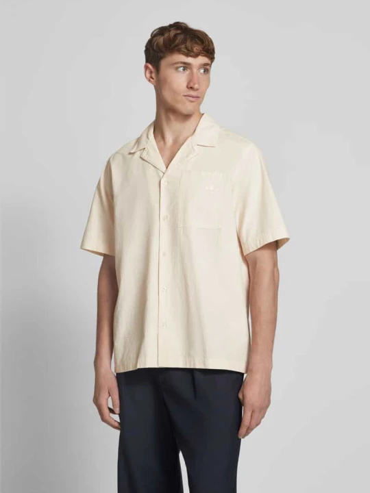 Zdjęcie produktu Koszula casualowa o kroju relaxed fit z rękawem o dł. 1 / 2 adidas Originals Złamany biały