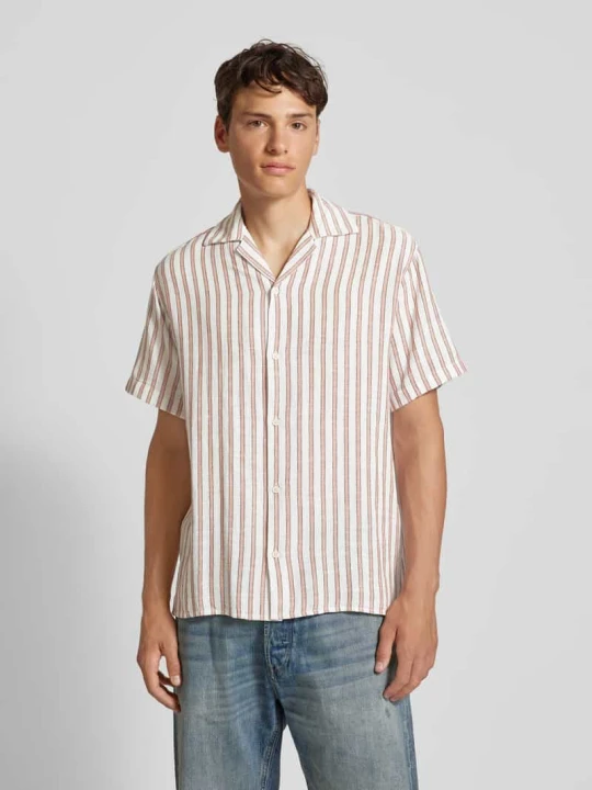 Zdjęcie produktu Koszula casualowa o kroju relaxed fit z rękawem o dł. 1/2 model ‘NOTO’ Jack&Jones Beżowy