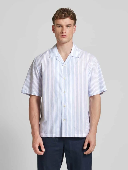 Zdjęcie produktu Koszula casualowa o kroju relaxed fit ze wzorem w paski model ‘ALFRED’ ANNARR Biały