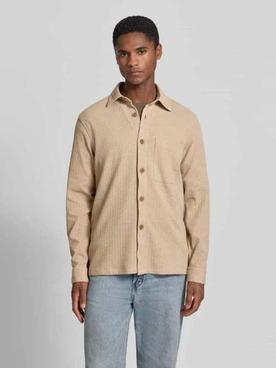 Zdjęcie produktu Koszula casualowa o kroju slim fit z brustaszą Roy Robson