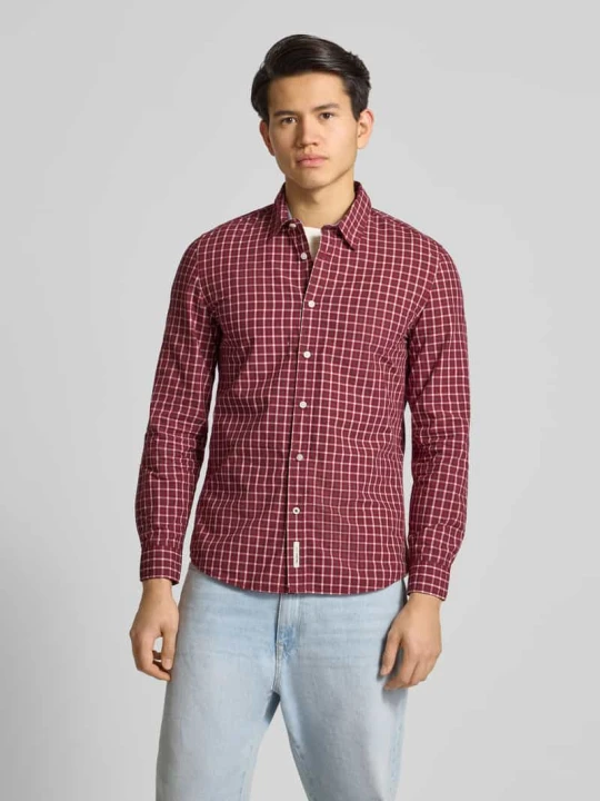 Zdjęcie produktu Koszula casualowa Slim Fit z czystej bawełny model „CAPEL” Pepe Jeans Czerwony