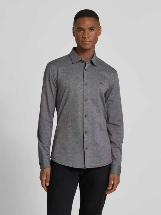 Zdjęcie produktu Koszula casualowa o kroju slim fit z czystej bawełny Model 'MYSOFT_2' Boss Antracytowy