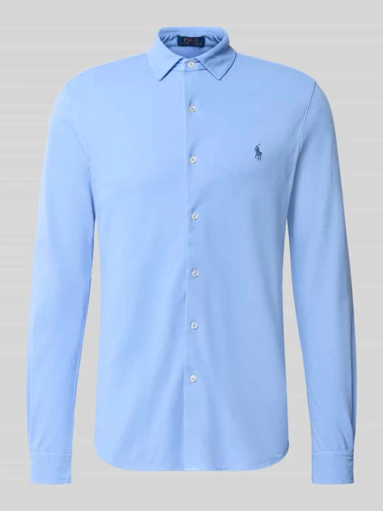 Zdjęcie produktu Koszula casualowa o kroju slim fit z czystej bawełny Polo Ralph Lauren Jasnoniebieski