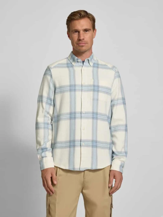 Zdjęcie produktu Koszula casualowa o kroju slim fit z kołnierzykiem typu button down model ‘LIET’ Drykorn Niebieski