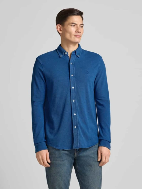 Zdjęcie produktu Koszula casualowa o kroju slim fit z kołnierzykiem typu button down Polo Ralph Lauren Ciemnoniebieski