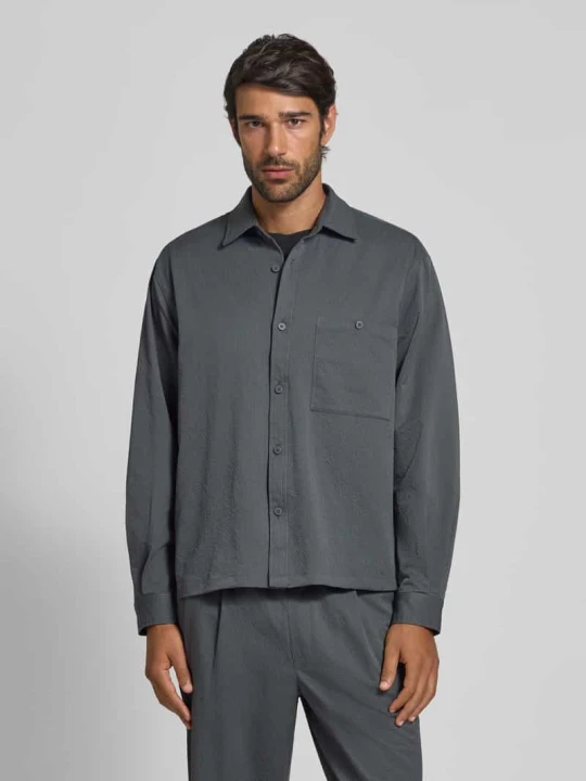 Zdjęcie produktu Koszula casualowa o kroju slim fit z kołnierzykiem typu kent Jake*s