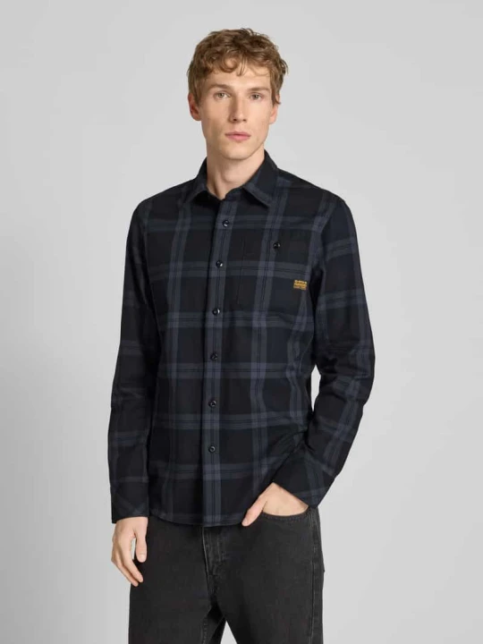 Zdjęcie produktu Koszula casualowa o kroju slim fit z kołnierzykiem typu kent model ‘Bristum 2.0’ G-Star Raw Ciemnoniebieski