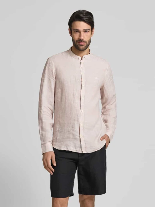 Zdjęcie produktu Koszula casualowa o kroju slim fit z lnu model ‘Anton’ Casual Friday Kamienny
