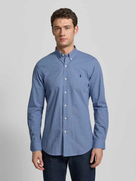 Zdjęcie produktu Koszula casualowa o kroju slim fit z mieszanki bawełny Polo Ralph Lauren Niebieski