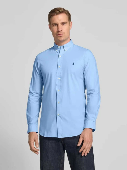 Zdjęcie produktu Koszula casualowa o kroju slim fit z mieszanki bawełny Polo Ralph Lauren Niebieski