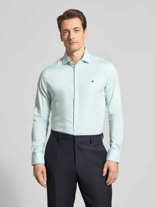 Zdjęcie produktu Koszula casualowa o kroju tailored z mieszanka bawełny Tommy Hilfiger Miętowy