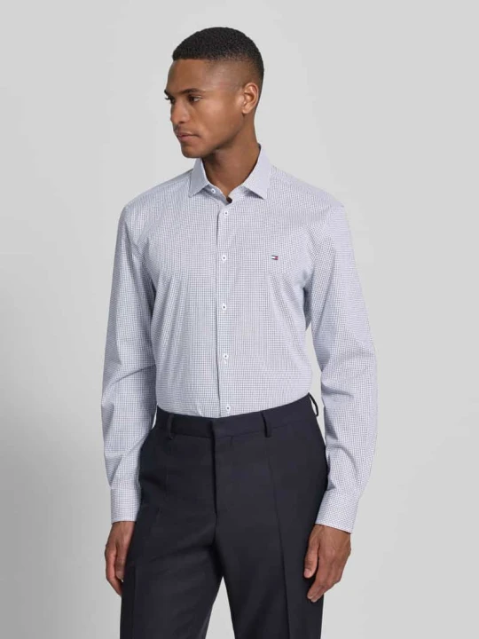 Zdjęcie produktu Koszula casualowa w kroju tailored z mieszanki bawełny Tommy Hilfiger Czarny