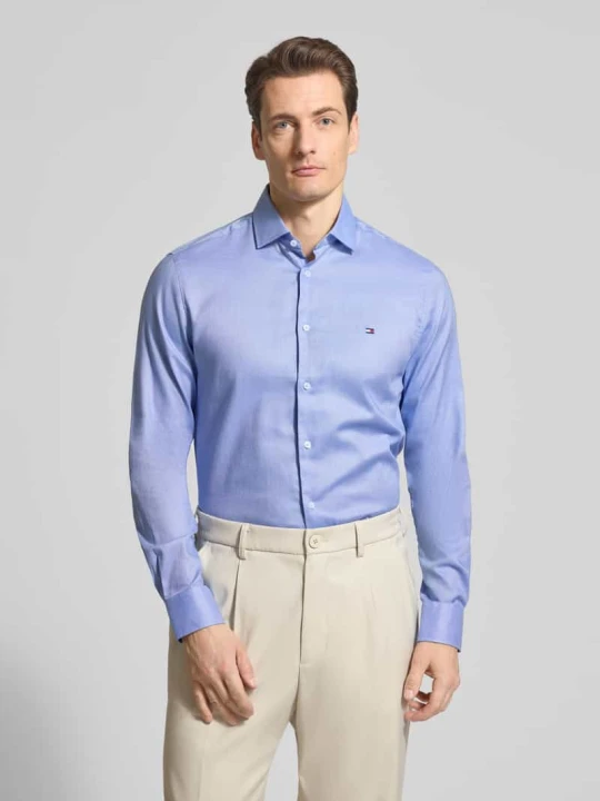 Zdjęcie produktu Koszula casualowa o kroju tailored z mieszanka bawełny Tommy Hilfiger Błękitny