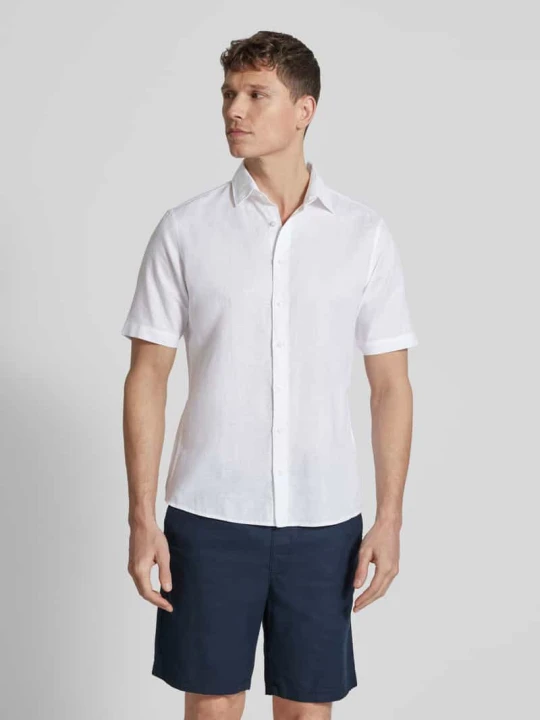 Zdjęcie produktu Koszula casualowa o kroju slim fit z mieszanki lnu Jake*s Biały