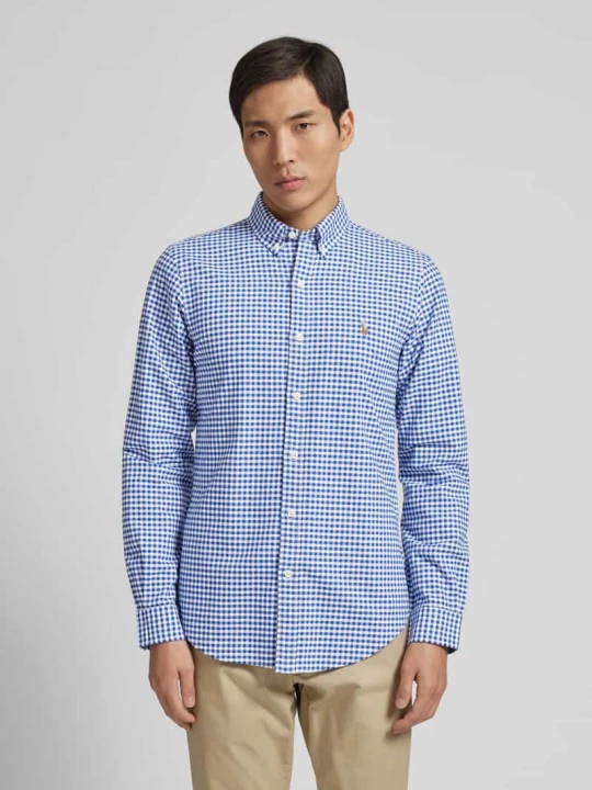 Zdjęcie produktu Koszula casualowa o kroju slim fit z tkaniny Oxford Polo Ralph Lauren Ciemnoniebieski