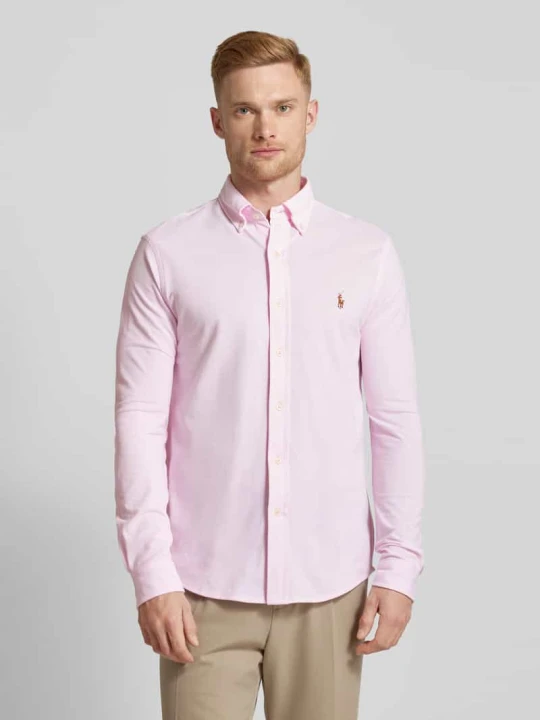 Zdjęcie produktu Koszula casualowa o kroju regular fit z wyhaftowanym logo Polo Ralph Lauren Różowy