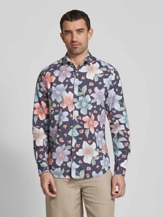 Zdjęcie produktu Koszula casualowa regular fit z kołnierzykiem typu kent Colours & Sons