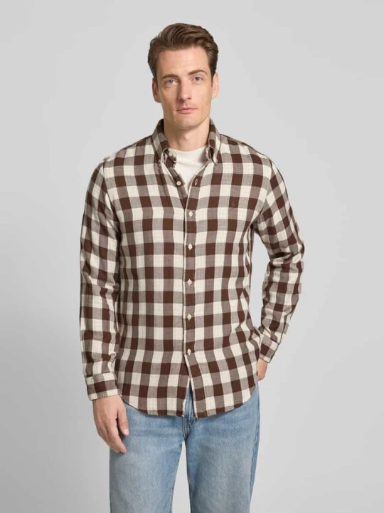 Zdjęcie produktu Koszula casualowa regular fit z kołnierzykiem typu kent Polo Ralph Lauren Średniobrązowy