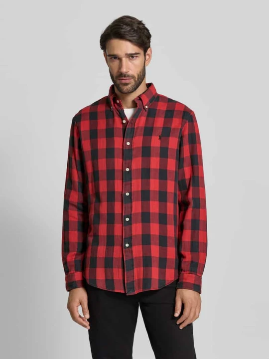 Zdjęcie produktu Koszula casualowa regular fit z kołnierzykiem typu kent Polo Ralph Lauren Czerwony