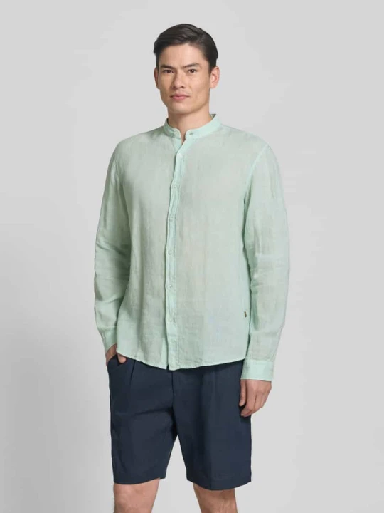 Zdjęcie produktu Koszula casualowa w kroju regular fit z czystego lnu model 'RACE_1_M' Boss Turkusowy