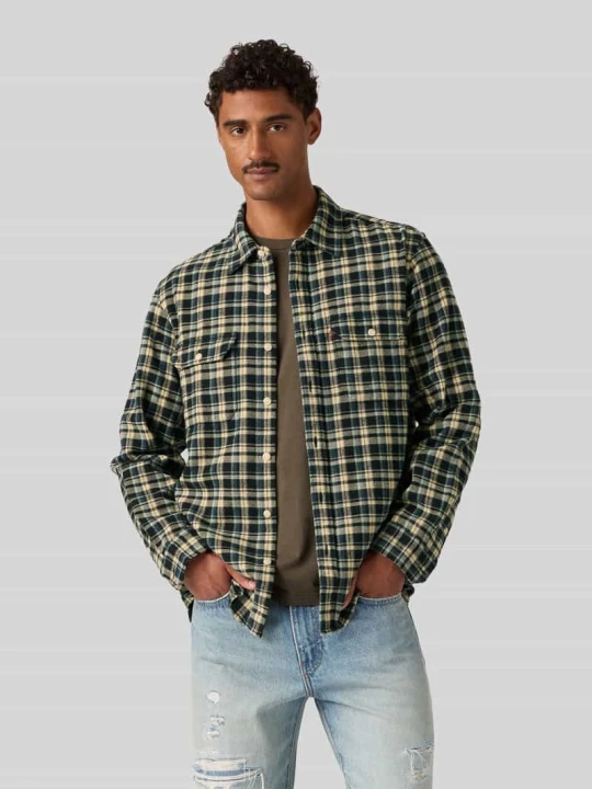 Zdjęcie produktu Koszula casualowa z brustasza Levi's Ciemnoszary