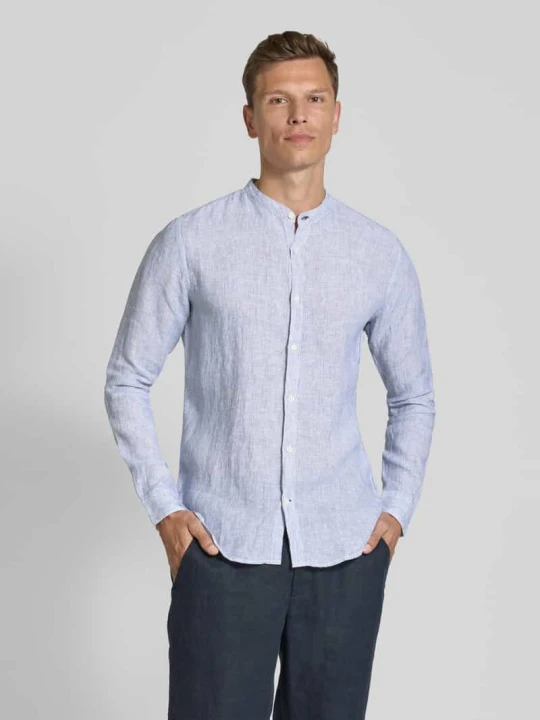 Zdjęcie produktu Koszula casualowa z czystego lnu o kroju regular fit model 'ANCONA' Fil Noir