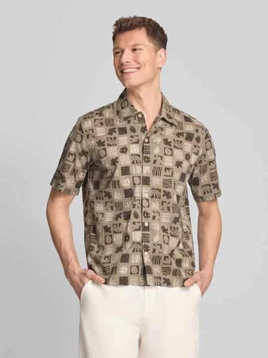 Zdjęcie produktu Koszula casualowa z czystej bawełny o kroju regular fit Marc O'Polo Beżowy