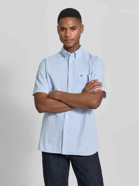 Zdjęcie produktu Koszula casualowa z czystej bawełny o kroju regular fit Tommy Hilfiger Jasnoniebieski