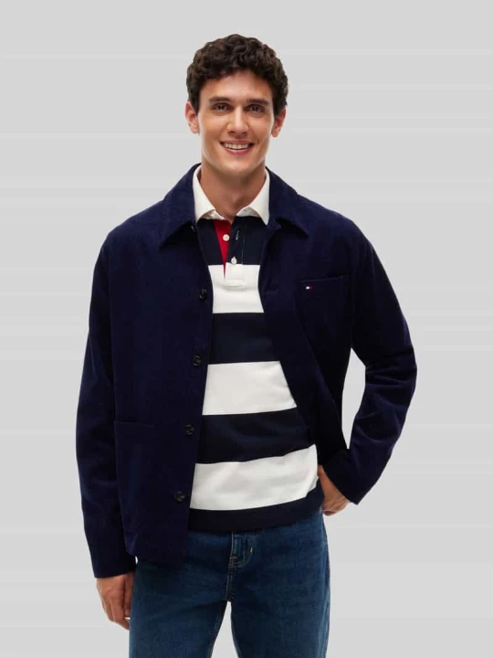 Zdjęcie produktu Koszula casualowa z czystej bawełny o kroju regular fit Tommy Hilfiger Granatowy
